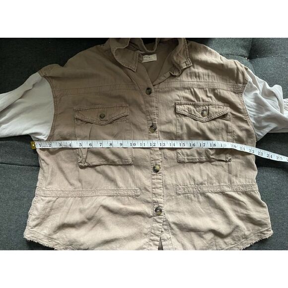 Free People Brown and White Jacket - Picture 8 of 9